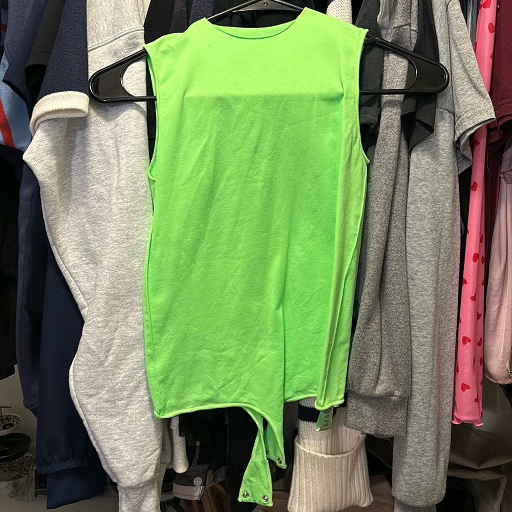 Skims neon green bodysuit